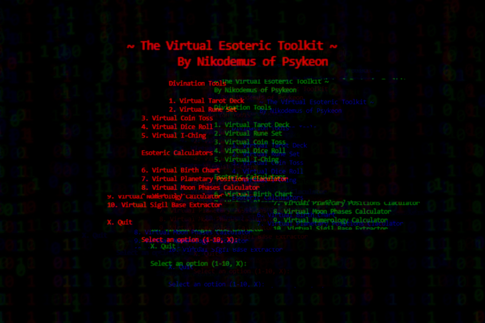 The Virtual Esoteric Toolkit